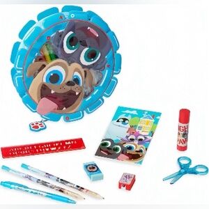 Disney Store Disney Puppy Dog Pals Zip up Stationary kit